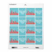 WInterシカゴスカイライン出荷住所 シール (フルシート)