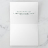 Winter カスタマイズ Wonderland、Snowy USAクリスマス カード (内部)