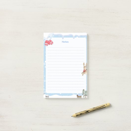 Winter ポストイット (デスク上)