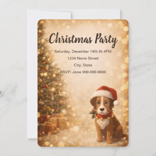 Winter 招待状 (正面)