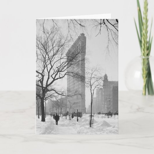Winter 1902年のFlatironの建物 カード (正面)