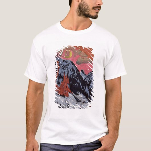 Winter 1919年の山 tシャツ (正面)