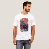 Winter 1919年の山 tシャツ (正面フル)