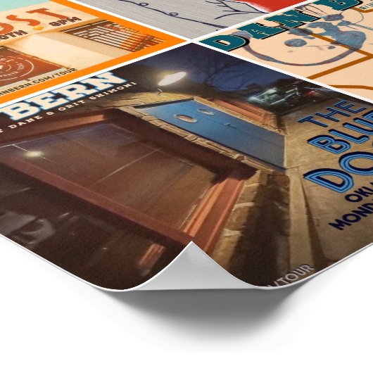 Winter 2024 Tour Poster Collage ポスター (角)