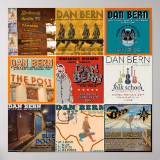 Winter 2024 Tour Poster Collage ポスター