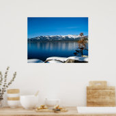 Winter Afternoon at Lake Tahoe II ポスター (キッチン)