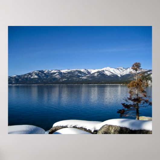 Winter Afternoon at Lake Tahoe II ポスター (正面)