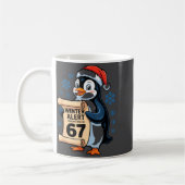 Winter Alert Penguins Who Say 67 Six Seven Meme Ch コーヒーマグカップ (左)
