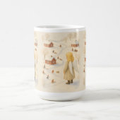 Winter Angel Mug Christmas Village Gift コーヒーマグカップ (中央)