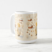 Winter Angel Mug Christmas Village Gift コーヒーマグカップ (正面左)