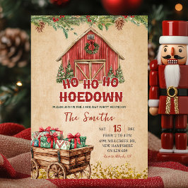 Winter Animals Aurora Bow Coquette Gir Baby Shower 招待状