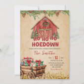 Winter Animals Aurora Bow Coquette Gir Baby Shower 招待状 (正面)