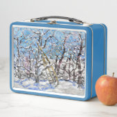 Winter Apple Pruning  / Artist Larry Lerew メタルランチボックス (インサイチュ)
