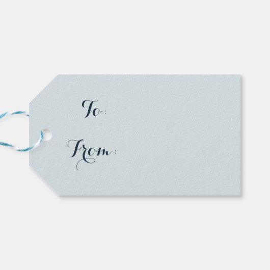 Winter Arctic Animals Cute Polar Animals Christmas ギフトタグ (裏面横)