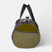 Winter Aspen Forest – Violets, Greens, Yellows ダッフルバッグ (右)