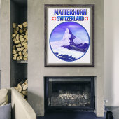 Winter At Matterhorn Switzerland ポスター