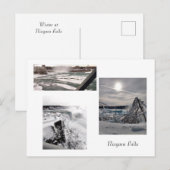 Winter at Niagara Falls  ポストカード (正面/裏面)