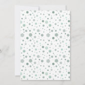 Winter Baby It's Cold Outside Baby Shower  招待状 (裏面)