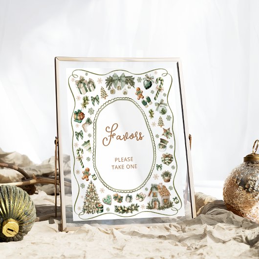 Winter Baby It's Cold Outside Baby Shower Favors ポスター