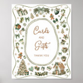 Winter Baby It's Cold Outside Cards and Gifts ポスター (正面)