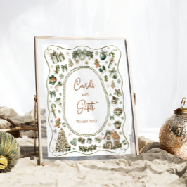 Winter Baby It's Cold Outside Cards and Gifts ポスター