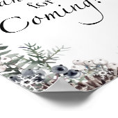 Winter Baby Showerのポスターに来感謝 ポスター (角)