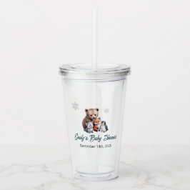 Winter Baby Shower Acrylic Tumbler アクリルタンブラー