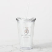 Winter Baby Shower Acrylic Tumbler アクリルタンブラー (裏面)