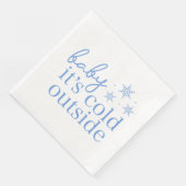 Winter Baby Shower Blue Baby It's Cold Outside (コーナー)