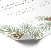 Winter Baby Shower Books for Baby ポスター (角)