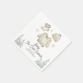 Winter Baby Shower It's Cold Outside Unisex Snow スタンダードカクテルナプキン (角)