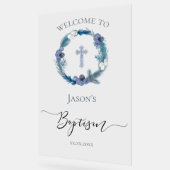 winter Baptism welcome sign アクリルサイン (傾斜)