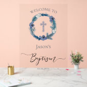winter Baptism welcome sign アクリルサイン (ウェディング)