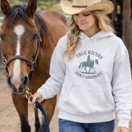 Winter Barn Horse Hoodie for Girls パーカ