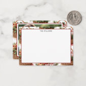 Winter Basket Photo Note Card ノートカード (正面/裏面インサイチュ)