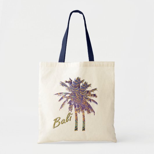 Winter Batik Palm Trees トートバッグ (正面)