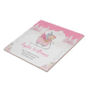 Winter Bear Pink Sleigh Birth Statistics タイル (側面)
