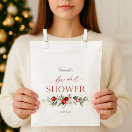 Winter Berry Bridal Shower  フェイバーバッグ