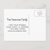 Winter Bird Nest Change of Address発表 案内ポストカード (裏面)