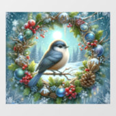 Winter Bird Window Cling ウィンドウサイン (シート)