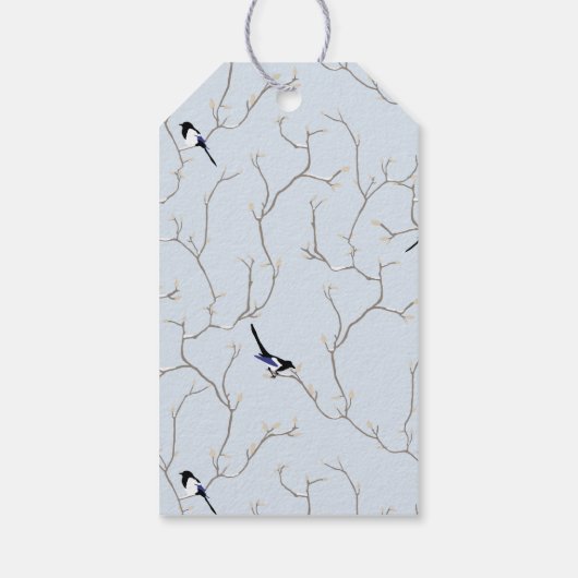 Winter BIrds ギフトタグ (裏面)