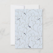 Winter BIrds サンキューカード (正面)