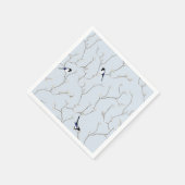 Winter BIrds スタンダードカクテルナプキン (角)