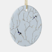 Winter BIrds セラミックオーナメント (右)