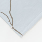 Winter BIrds フリースブランケット (角)