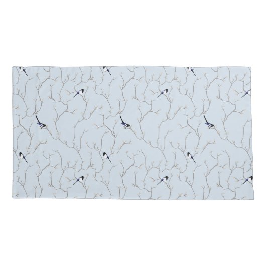 Winter Birds 枕カバー (裏面)