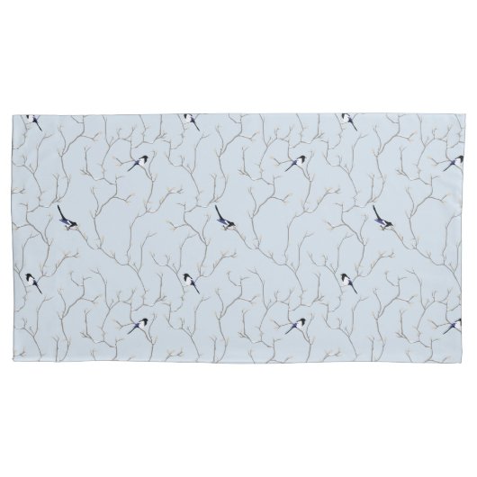 Winter Birds 枕カバー (正面)