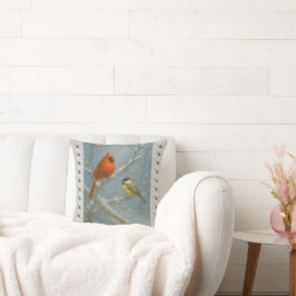 Winter Birds – Life in the Quiet クッション