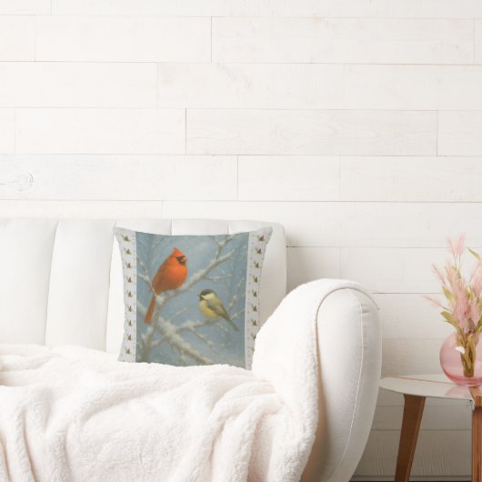 Winter Birds – Life in the Quiet クッション (ソファ)