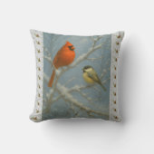 Winter Birds – Life in the Quiet クッション (正面)